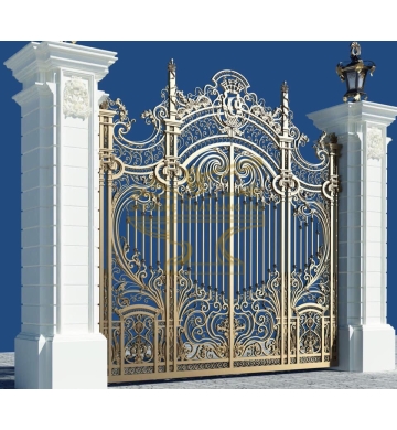 Cung cấp cửa cổng sắt nghệ thuật theo yêu cầu tại Huế