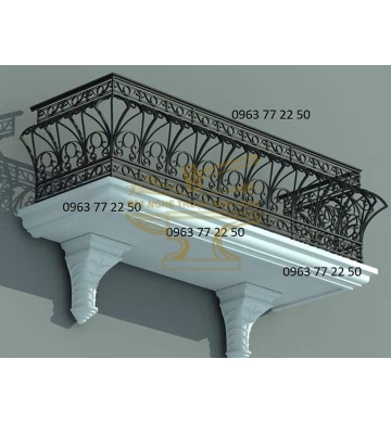 Lan can sắt nghệ thuật 21